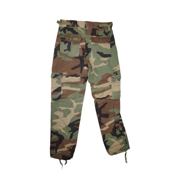Propper Military Woodland Camo Cargo Pants Kids Size 12 Adjustable Waist - Picture 5 of 7